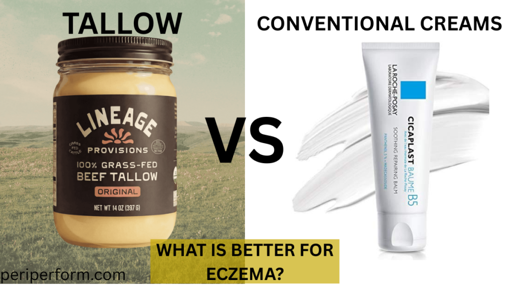 beef tallow or conventional creams for eczema